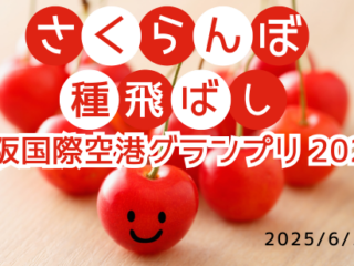 さくらんぼ種飛ばし大阪国際空港グランプリ2025