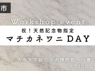 祝！天然記念物指定 マチカネワニDAY